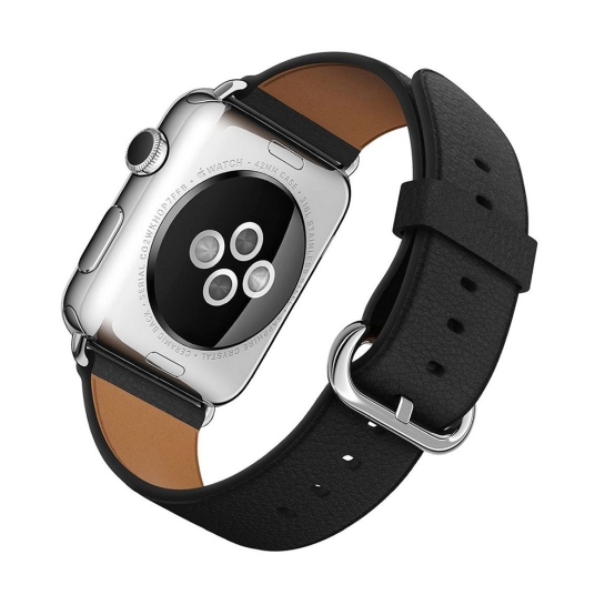 Смарт Часы Apple Watch 42mm Stainless Steel Case with Black Classic Buckle - цена, характеристики, отзывы, рассрочка, фото 3