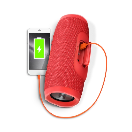 Портативна акустика JBL Charge 3 Red* - ціна, характеристики, відгуки, розстрочка, фото 4