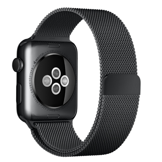 Смарт Годинник Apple Watch 42mm Space Black Stainless Steel Case with Space Black Milanese Loop - ціна, характеристики, відгуки, розстрочка, фото 2