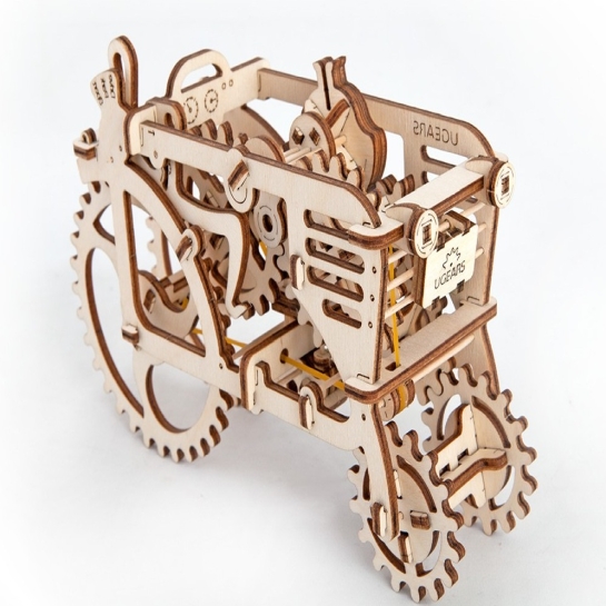 Механічний 3D пазл UGears Трактор - ціна, характеристики, відгуки, розстрочка, фото 5