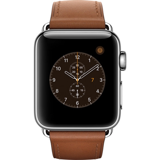 Смарт Часы Apple Watch Series 2 38mm Stainless Steel Case with Saddle Brown Classic Buckle Band	 - цена, характеристики, отзывы, рассрочка, фото 2
