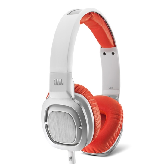 Навушники JBL In-Ear Headphone J55i White/Orange - ціна, характеристики, відгуки, розстрочка, фото 1