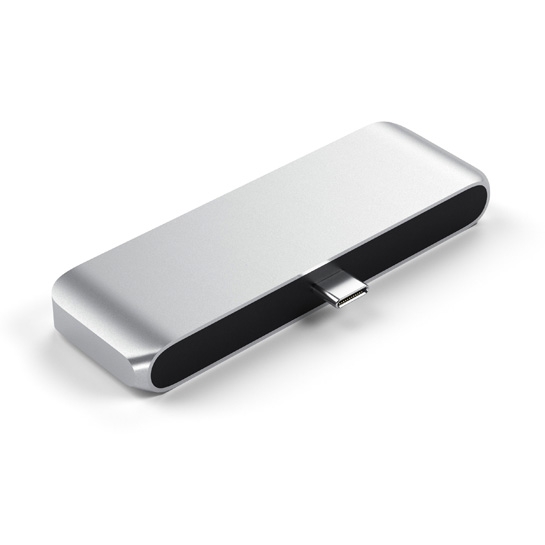 USB-хаб Satechi Aluminum Type-C Mobile Pro Hub Adapter Silver - ціна, характеристики, відгуки, розстрочка, фото 2