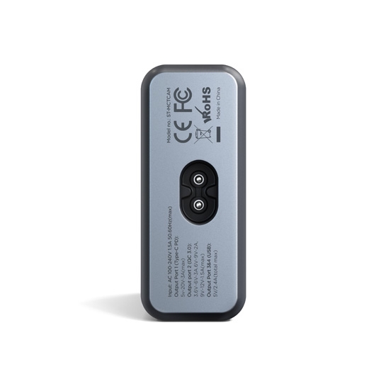 Мережевий зарядний пристрій Satechi USB-C 75W Travel Charger Space Gray - ціна, характеристики, відгуки, розстрочка, фото 3