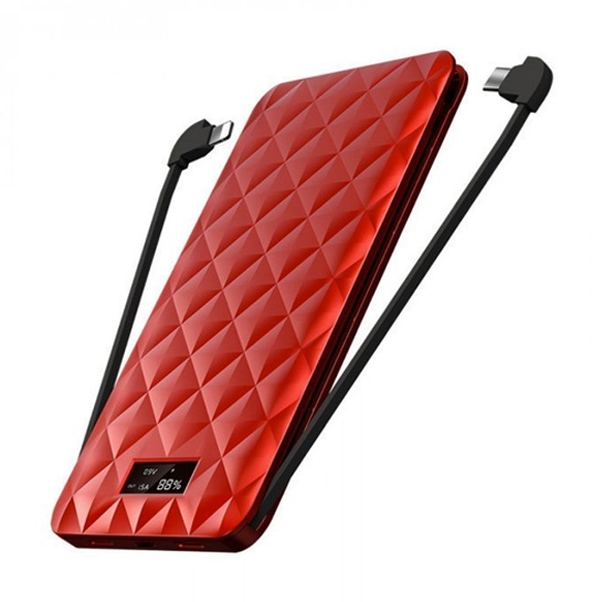 Зовнішній акумулятор iWalk Extreme Trio V2 10000mAh Red - ціна, характеристики, відгуки, розстрочка, фото 1