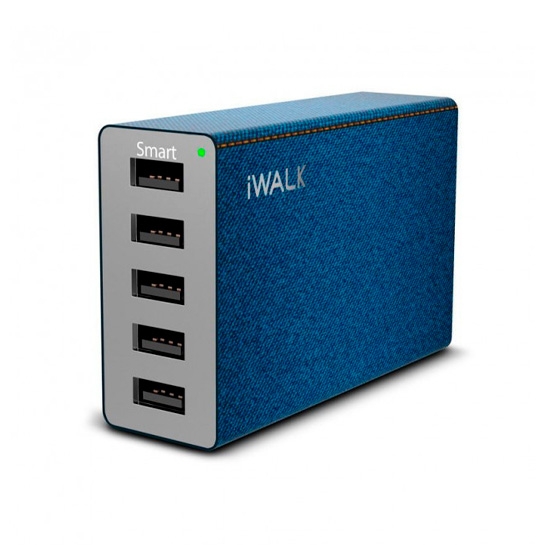 Мережевий зарядний пристрій iWalk Leopard M5 5-Port USB Charging Multi-Port USB Charger - ціна, характеристики, відгуки, розстрочка, фото 1