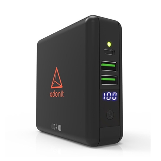 Мережевий зарядний пристрій Adonit 3in1 Qi Wireless TravelCube Charger 6700 mAh Black* - ціна, характеристики, відгуки, розстрочка, фото 1