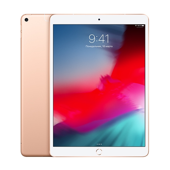 Планшет Apple iPad Air 10.5" 64Gb Wi-Fi + 4G Gold 2019 - цена, характеристики, отзывы, рассрочка, фото 1