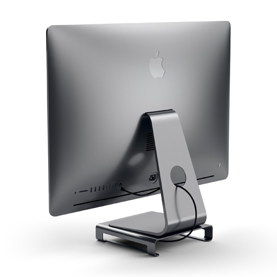 Підставка USB-хаб Satechi Aluminum Monitor Stand Hub Space Gray for iMac - ціна, характеристики, відгуки, розстрочка, фото 4
