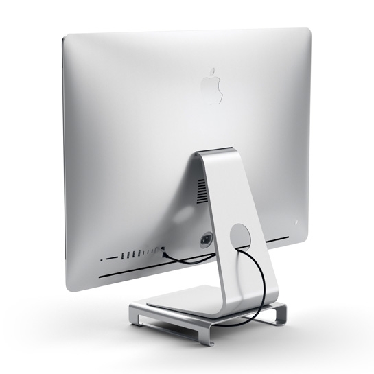 Подставка USB-хаб Satechi Aluminum Monitor Stand Hub Silver for iMac - цена, характеристики, отзывы, рассрочка, фото 5