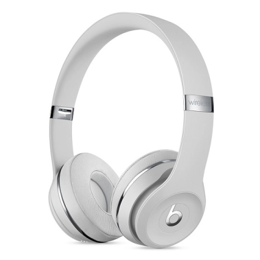 Навушники Beats Audio Solo 3 Wireless On-Ear Headphones Satin Silver - цена, характеристики, отзывы, рассрочка, фото 1