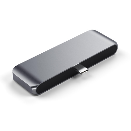 USB-хаб Satechi Aluminum Type-C Mobile Pro Hub Space Gray - ціна, характеристики, відгуки, розстрочка, фото 2