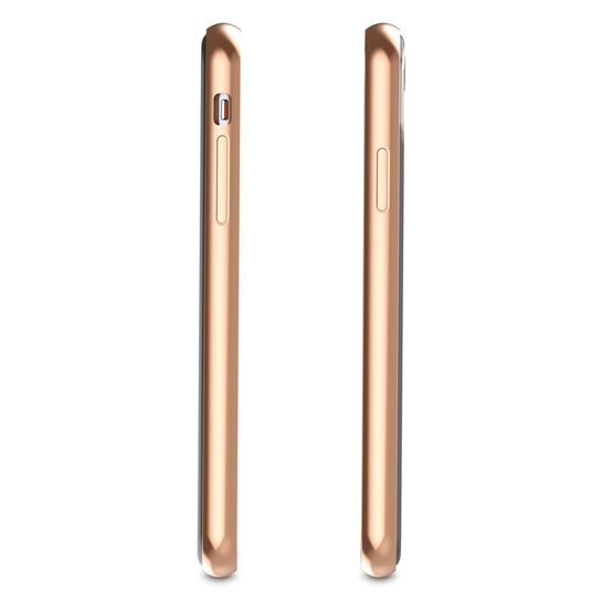 Чехол Moshi Vitros Slim Clear Case for iPhone XR Champagne Gold - цена, характеристики, отзывы, рассрочка, фото 4