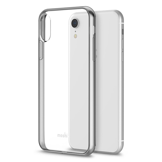 Чехол Moshi Vitros Slim Clear Case for iPhone XR Jet Silver - цена, характеристики, отзывы, рассрочка, фото 1