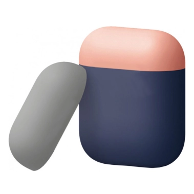 Чохол Multi Cover Silicone Case for Apple AirPods Indigo/Rose/Grey* - цена, характеристики, отзывы, рассрочка, фото 1