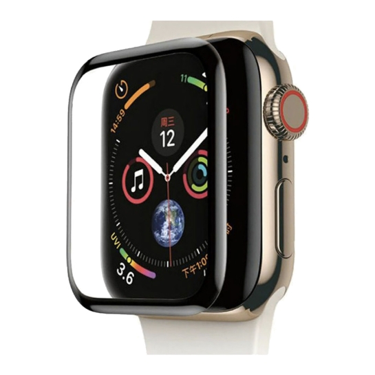 Стекло Baseus Curved Soft Edge Tempered Glass for Apple Watch 42mm Black - цена, характеристики, отзывы, рассрочка, фото 1