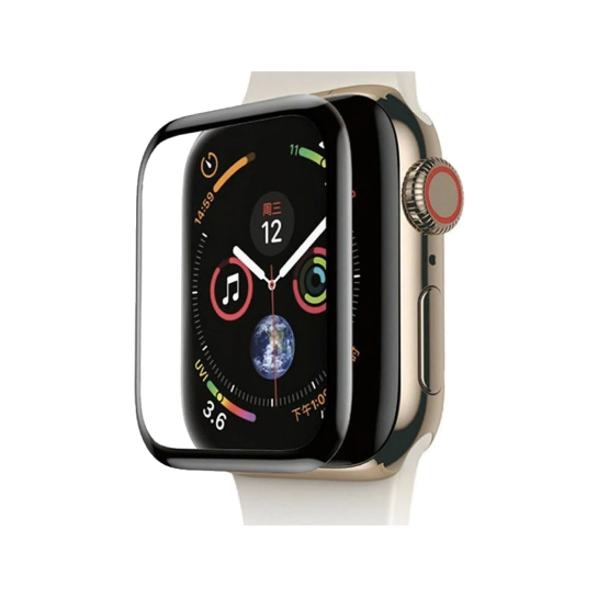 Стекло Baseus Curved Soft Edge Tempered Glass for Apple Watch 38mm Black