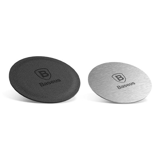 Сменные пластины для автодержателя Baseus Magnet Iron Suit Silver