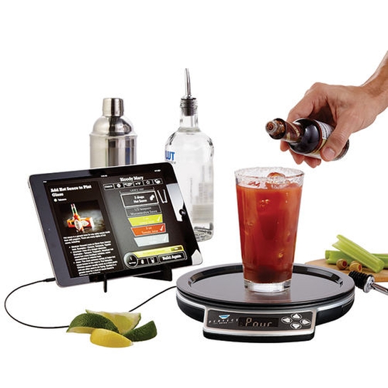 Кухонные смарт-ваги Brookstone Perfect Drink App-Controlled Smart Bartending - ціна, характеристики, відгуки, розстрочка, фото 2