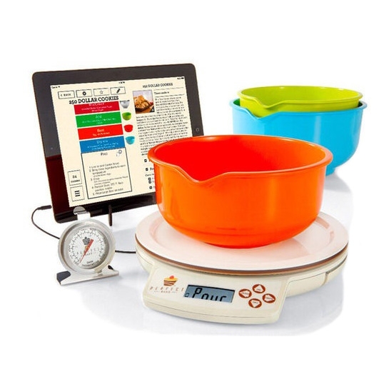 Кухонные смарт-ваги Brookstone Perfect Bake App-Controlled Smart Baking - ціна, характеристики, відгуки, розстрочка, фото 1