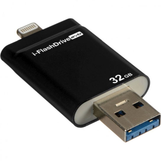 Зовнішній накопичувач USB-flash PhotoFast i-Flashdrive EVO Plus 32Gb Black (USB-microUSB/Lightning) - ціна, характеристики, відгуки, розстрочка, фото 4
