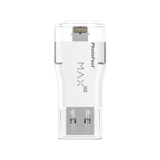 Зовнішній накопичувач USB-flash PhotoFast 32GB i-Flashdrive MAX for Apple Lightning/Micro USB White - ціна, характеристики, відгуки, розстрочка, фото 1