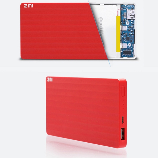 Зовнішній акумулятор Xiaomi ZMI Power Bank 10000 mAh Red - ціна, характеристики, відгуки, розстрочка, фото 4