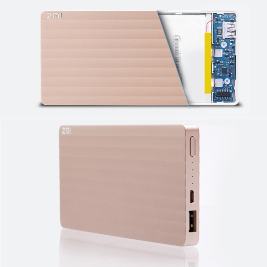 Зовнішній акумулятор Xiaomi ZMI Power Bank 10000 mAh Gold - ціна, характеристики, відгуки, розстрочка, фото 5