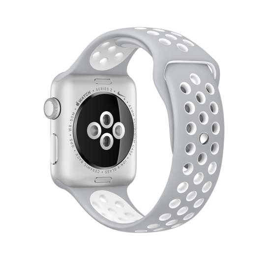Смарт Годинник Apple Watch Series 2 38mm Silver Aluminum Case with Flat Silver/White Nike Sport Band - ціна, характеристики, відгуки, розстрочка, фото 4