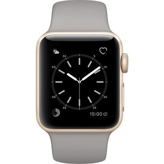 Смарт Часы Apple Watch Series 2 38mm Gold Aluminum Case with Concrete Sport Band - цена, характеристики, отзывы, рассрочка, фото 2