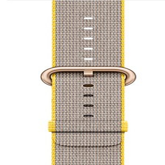 Смарт Часы Apple Watch Series 2 38mm Gold Aluminum Case with Yellow/Light Gray Woven Nylon - цена, характеристики, отзывы, рассрочка, фото 3