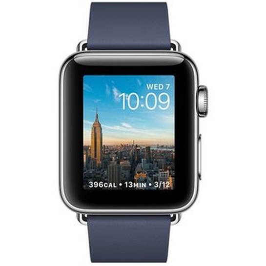 Смарт Часы Apple Watch Series 2 38mm Stainless Steel Case with Midnight Blue Modern Buckle - цена, характеристики, отзывы, рассрочка, фото 2