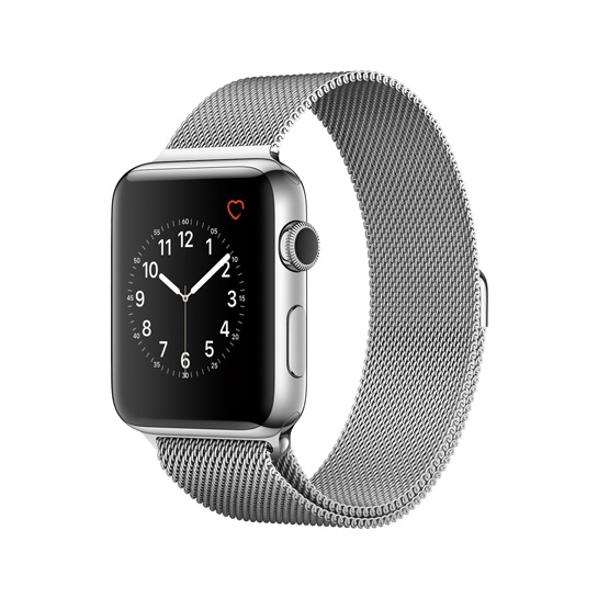 Смарт Часы Apple Watch Series 2 38mm Stainless Steel Case with Milanese Loop - цена, характеристики, отзывы, рассрочка, фото 1