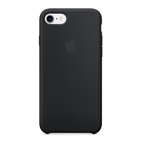 Чохол Apple Silicone Case for iPhone 8/7 Black* - ціна, характеристики, відгуки, розстрочка, фото 1