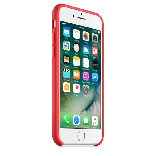 Чехол Apple Silicone Case for iPhone 8/7 Red* - цена, характеристики, отзывы, рассрочка, фото 2