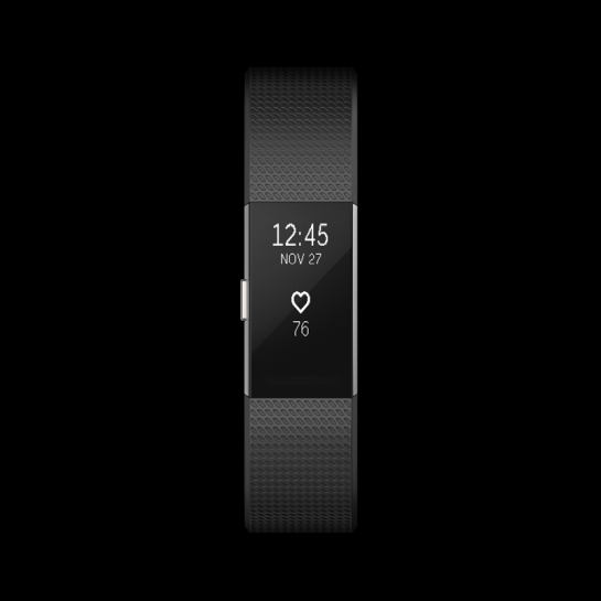 Спортивний браслет Fitbit Charge 2 Large Black - ціна, характеристики, відгуки, розстрочка, фото 2