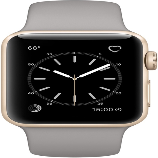 Смарт Годинник Apple Watch Series 1 38mm Gold Aluminum Case with Concrete Sport Band - ціна, характеристики, відгуки, розстрочка, фото 2