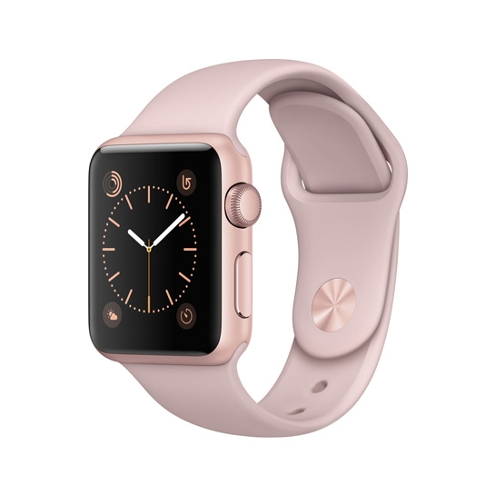 Смарт Годинник Apple Watch Series 2 38mm Rose Gold Aluminum Case with Pink Sand Sport Band - ціна, характеристики, відгуки, розстрочка, фото 1