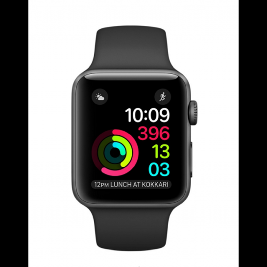 Смарт Годинник Apple Watch Series 2 42mm Space Gray Aluminum Case with Black Sport Band - ціна, характеристики, відгуки, розстрочка, фото 2
