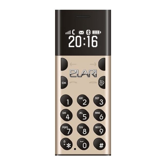 Телефон Elari NanoPhone Gold - ціна, характеристики, відгуки, розстрочка, фото 1