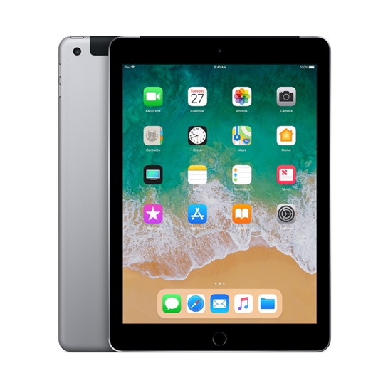 Планшет Apple iPad 9.7 128Gb Wi-Fi + 4G Space Gray 2018 - ціна, характеристики, відгуки, розстрочка, фото 1