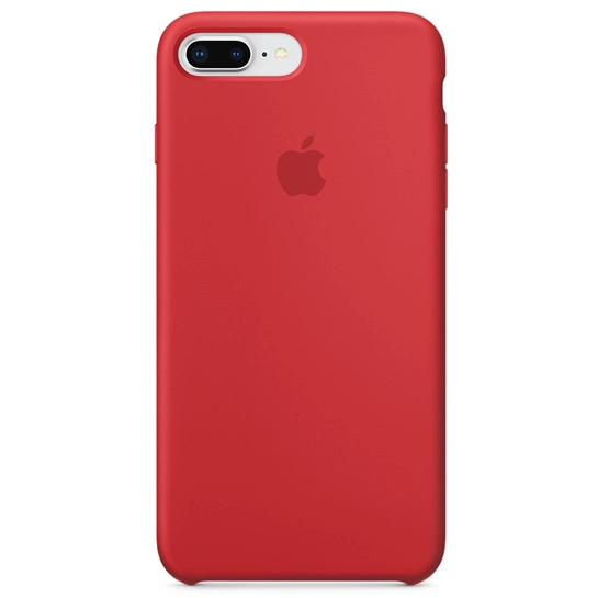 Чехол Apple Silicone Case for iPhone 8 Plus Red*