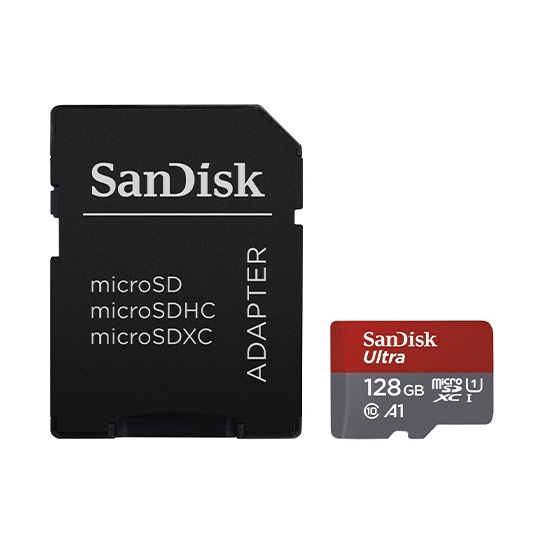 Карта памяти MicroSDXC 128 Gb SanDisk (class 10)(UHS-1) 100 MB/s - цена, характеристики, отзывы, рассрочка, фото 1