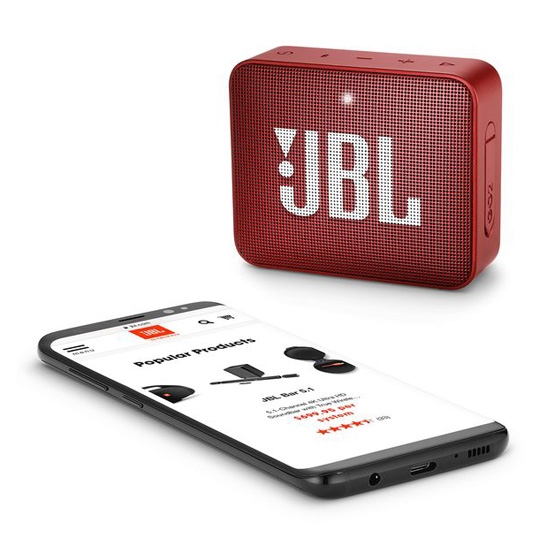 Портативна акустика JBL GO 2 Red - ціна, характеристики, відгуки, розстрочка, фото 4