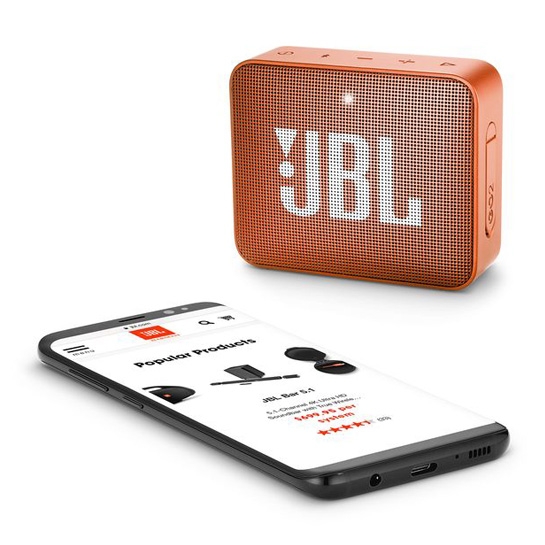 Портативна акустика JBL GO 2 Orange - ціна, характеристики, відгуки, розстрочка, фото 4