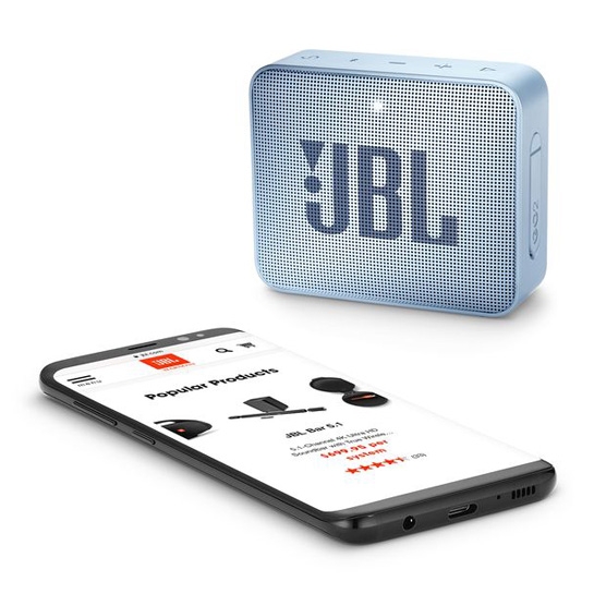 Портативна акустика JBL GO 2 Light Blue - ціна, характеристики, відгуки, розстрочка, фото 4
