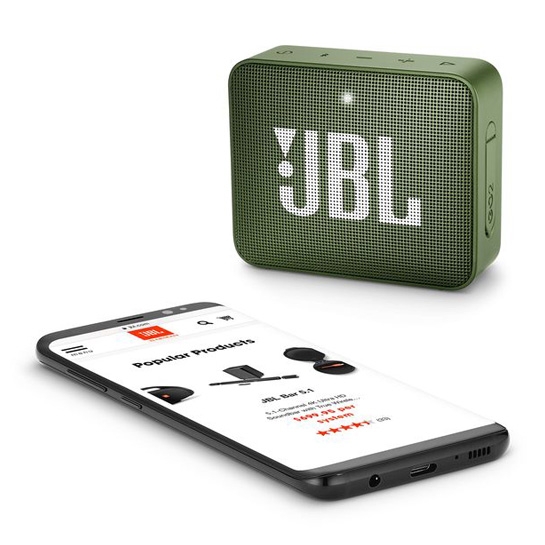 Портативна акустика JBL GO 2 Green - ціна, характеристики, відгуки, розстрочка, фото 2
