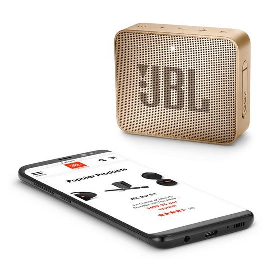 Портативна акустика JBL GO 2 Gold - ціна, характеристики, відгуки, розстрочка, фото 4