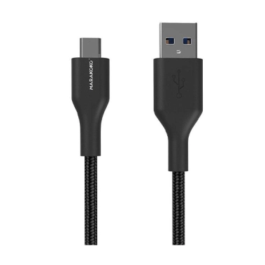 Кабель Marakoko Charge Sync Cable Nylon Series Micro-USB 1.5m Black - цена, характеристики, отзывы, рассрочка, фото 1