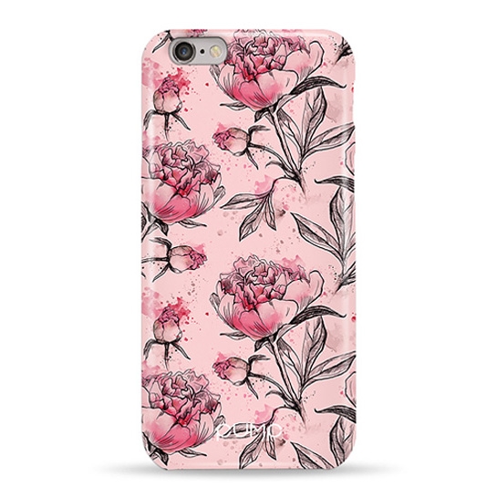 Чехол Pump Plastic Fantastic Case for iPhone 6/6S Pink Pionies # - цена, характеристики, отзывы, рассрочка, фото 1